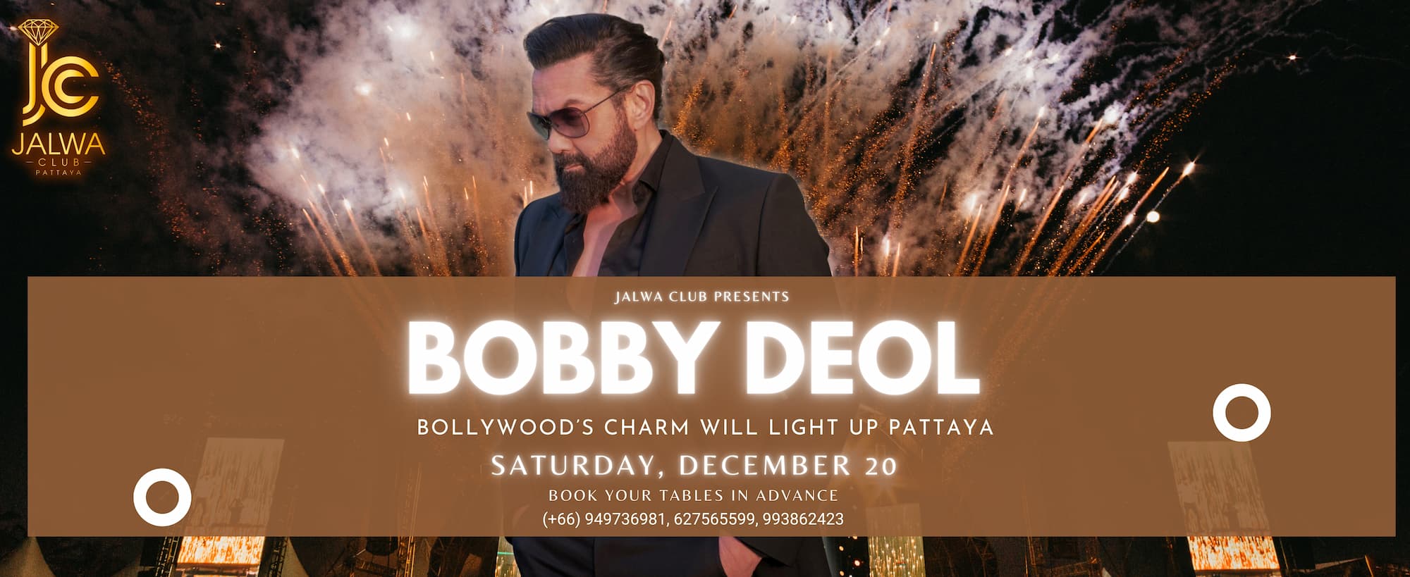 Bobby Deol - First time in Pattaya only at the Best Night club on Walking Street - Jalwa Club