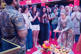 Diwali Celebration with Staff at Club Jalwa Pataya on October 31, 2024